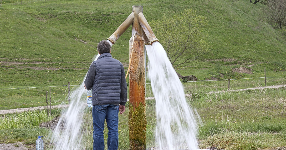 Kék-arany palackozás